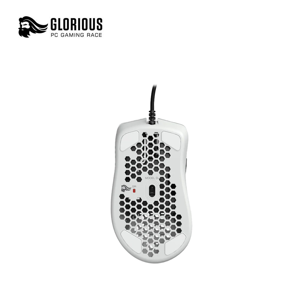 Glorious Model D- RGB Gaming Mouse - Glossy White
