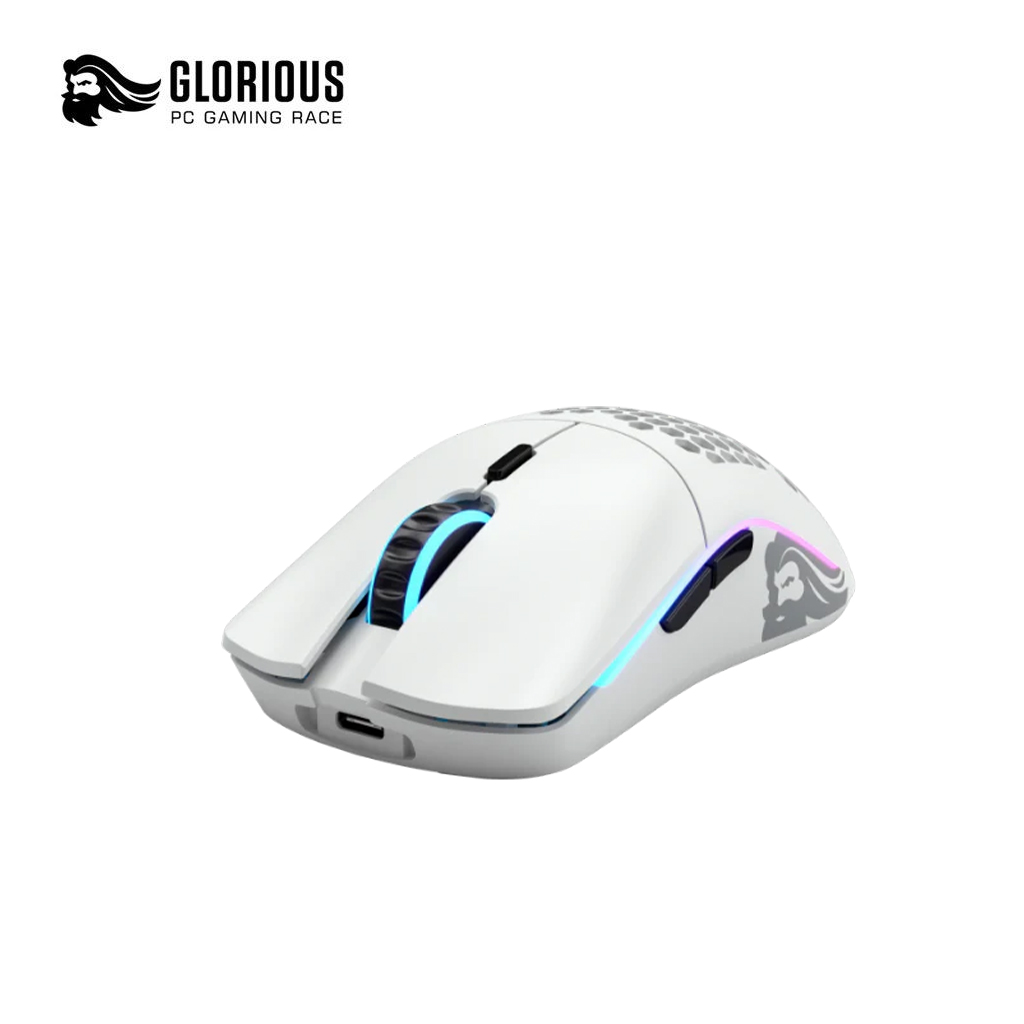 Glorious Model O Wireless RGB Gaming Mouse - Matte White