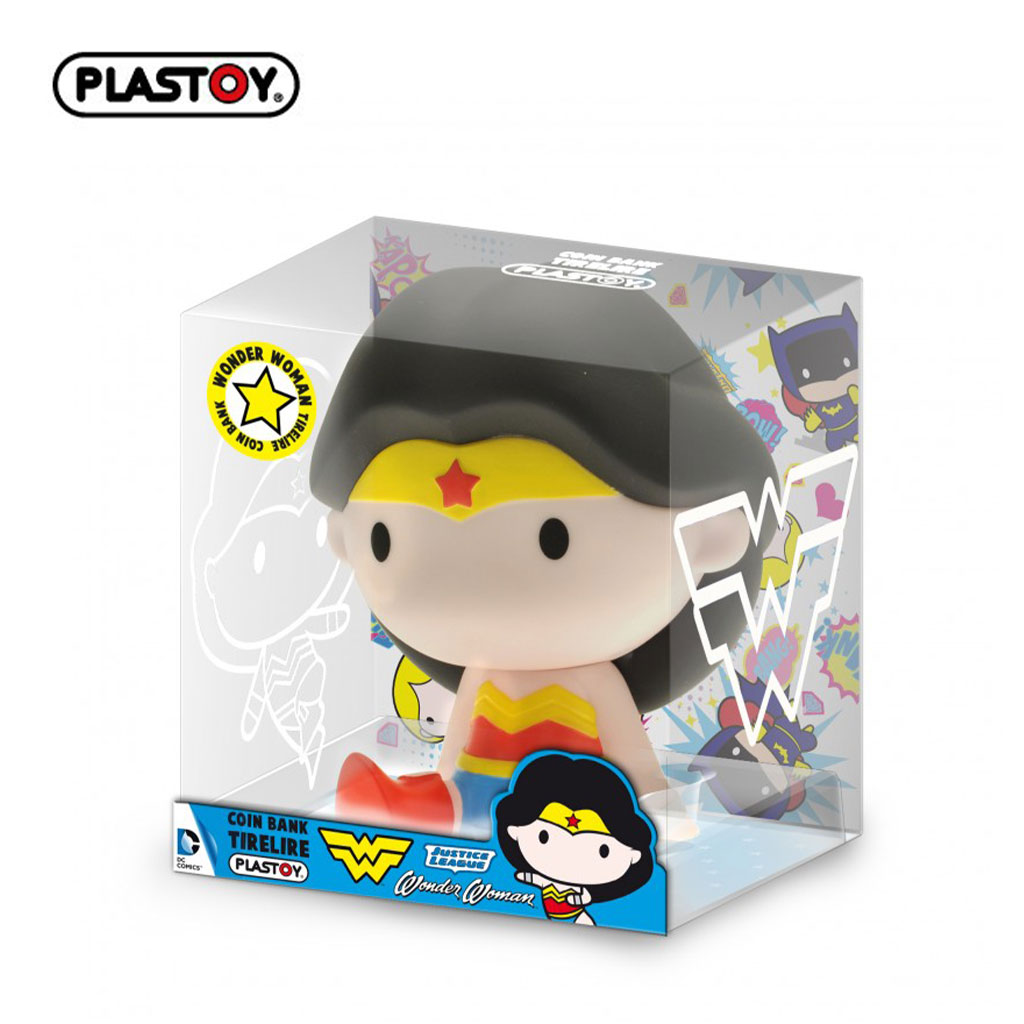 PLASTOY Justice League - Wonder Woman Coin Bank