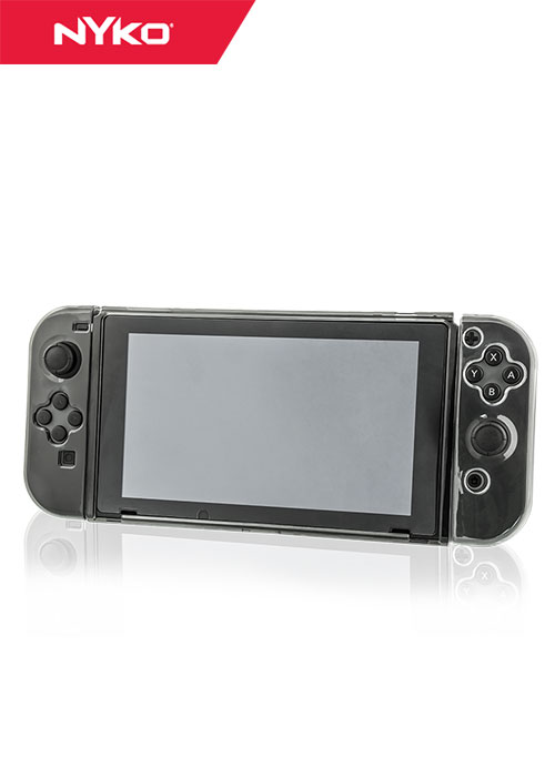 NS Thin Case Smoke Dockable Case With Tempered Glass Screen Protector (Nyko)