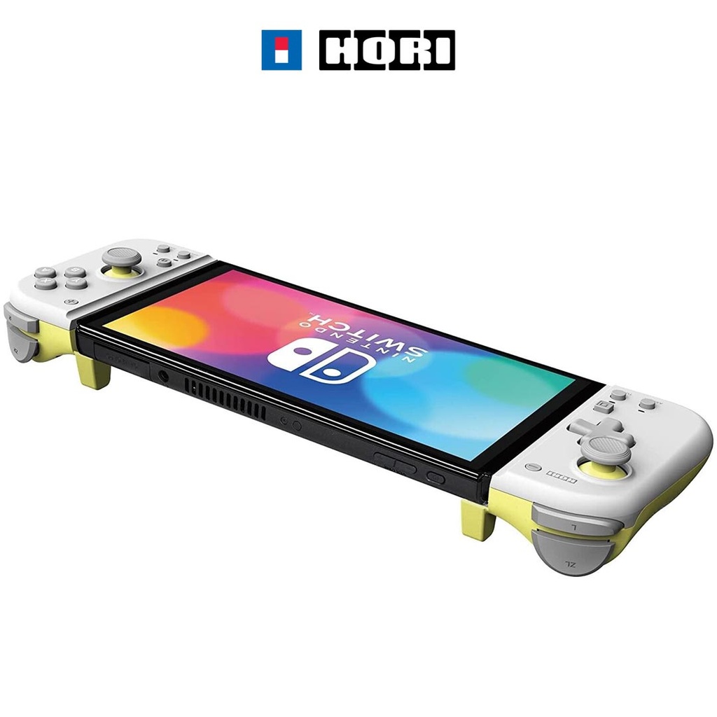 HORI NS Split Pad Compact (Light Gray & Yellow)