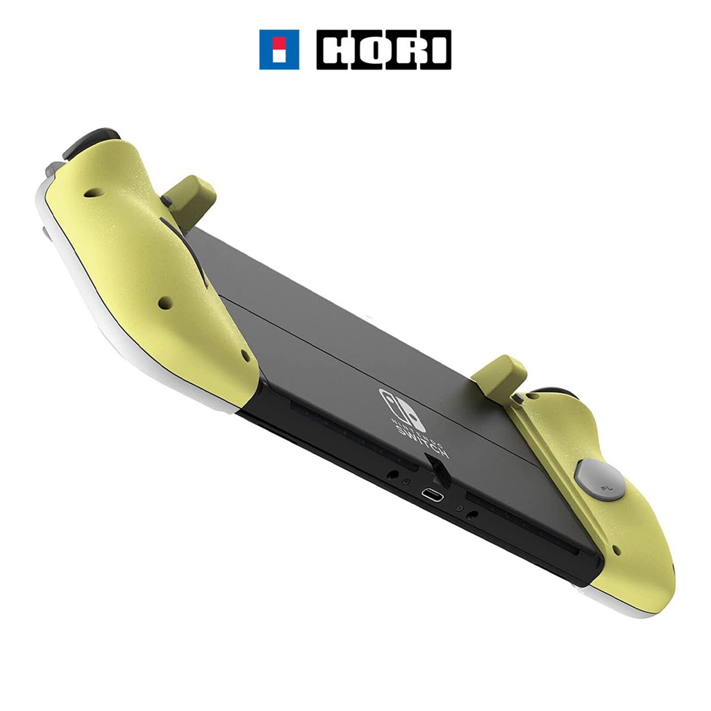 HORI NS Split Pad Compact (Light Gray & Yellow)