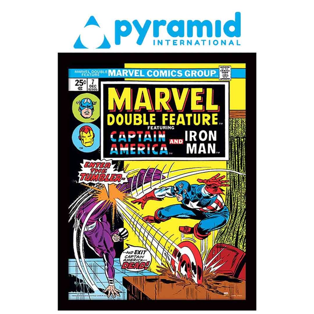 Pyramid - Marvel Comics Enter The Tumbler (Wooden Frame)
