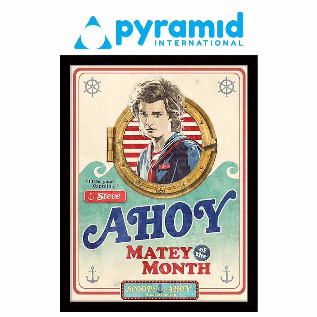 Pyramid - Stranger Things Matey Of The Month (Wooden Frame)