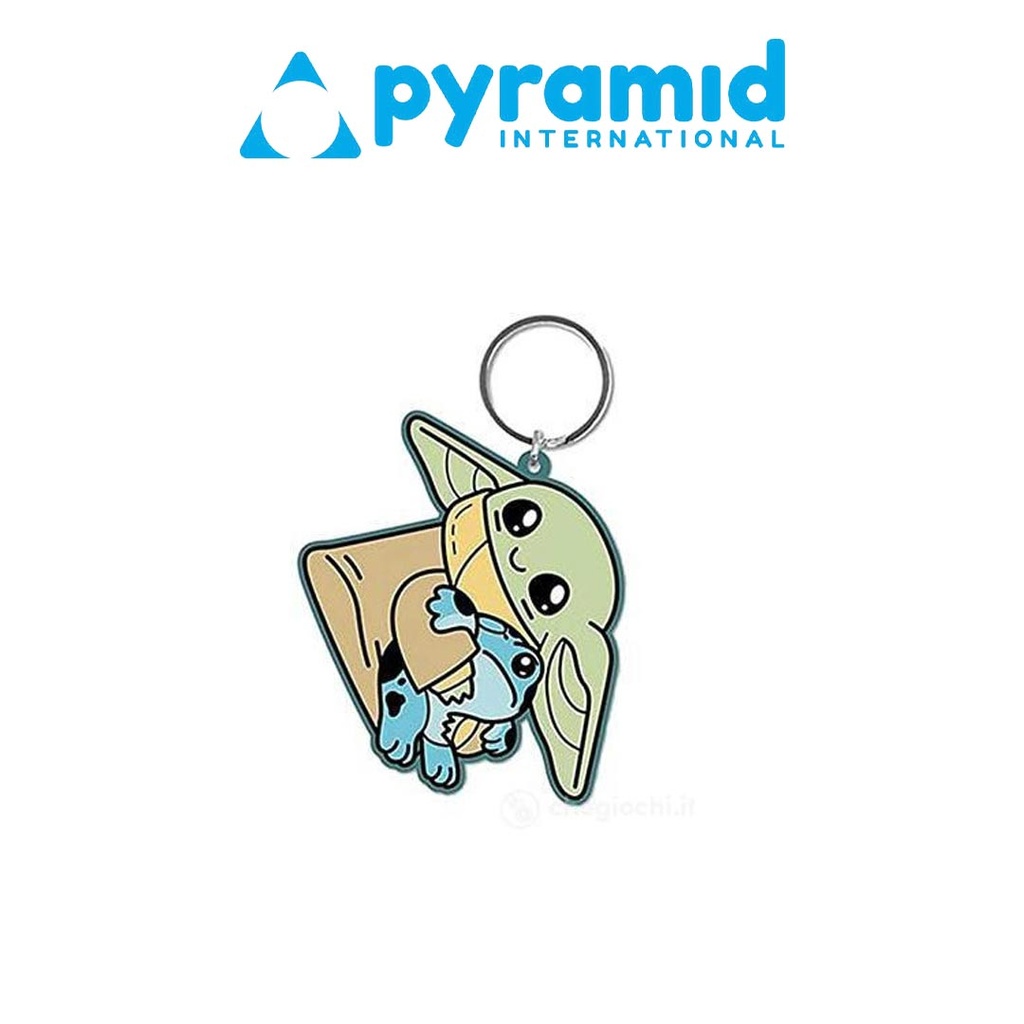 Pyramid - STAR WARS THE MANDALORIAN (GROUGU'S LITTLE FRIEND) RUBBER KEYCHAIN