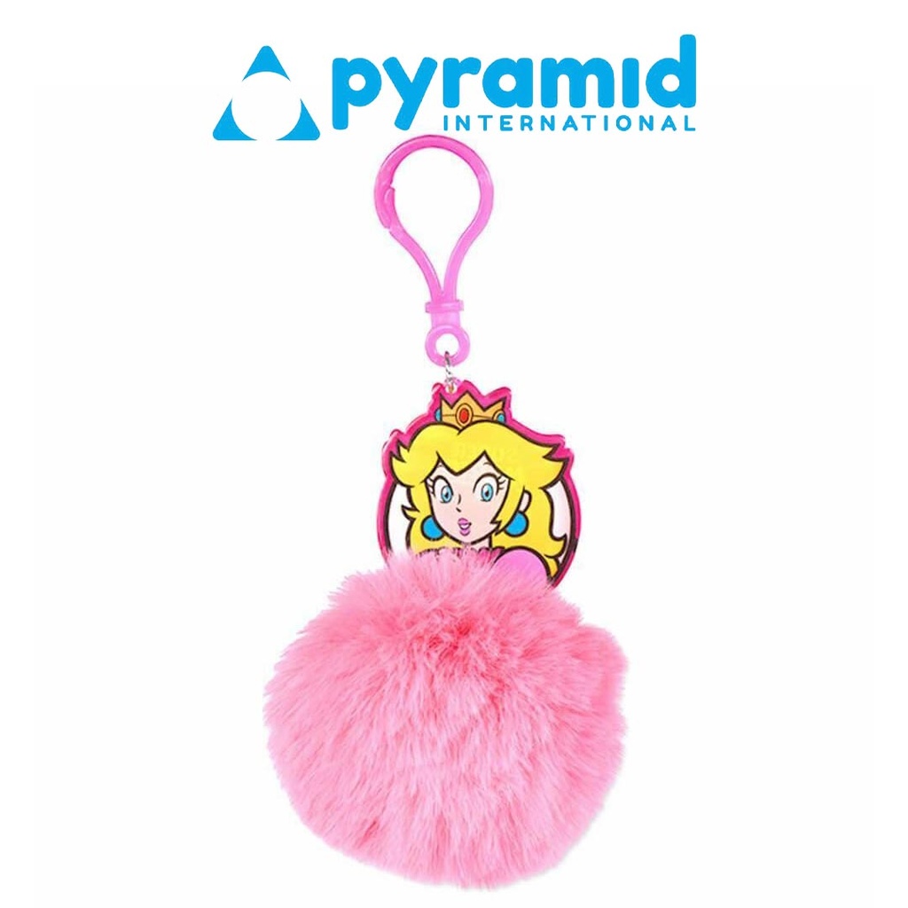 Pyramid - SUPER MARIO (PRINCESS PEACH) POM POM KEYCHAIN