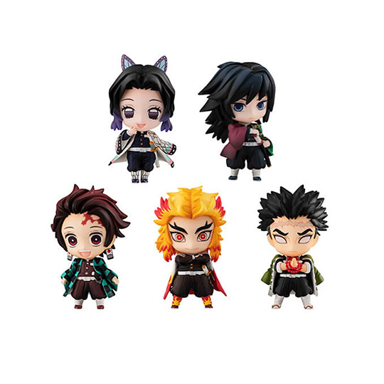 Demon Blade Jurou and Pillars Mascot Set A 50mm painted finished figure