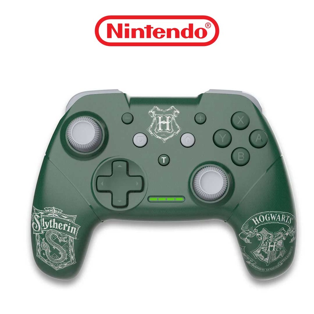 Freaks and Geeks - Nintendo Switch Harry Potter Wireless Controller Green Slytherin (1M cable)