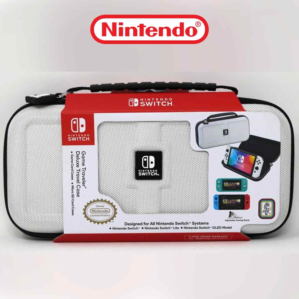 RDS Industries -  NS Game Traveler Deluxe Travel Case - White