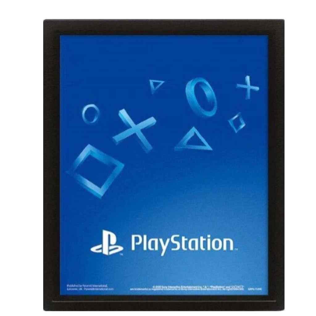 Pyramid - PlayStation: Shapes Framed 3D Lenticular Poster