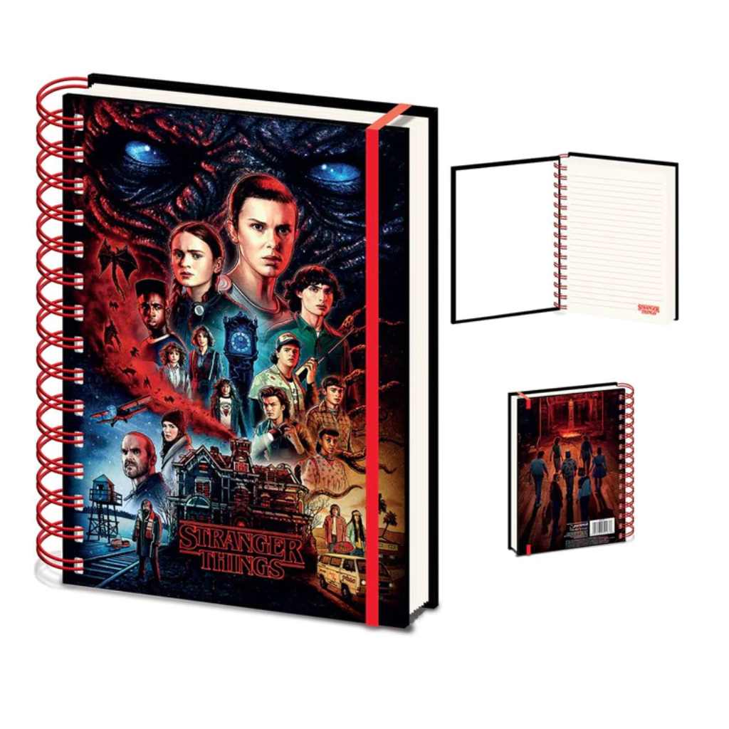 Pyramid - Stranger Things 4 (Vecna) A5 3D Notebook