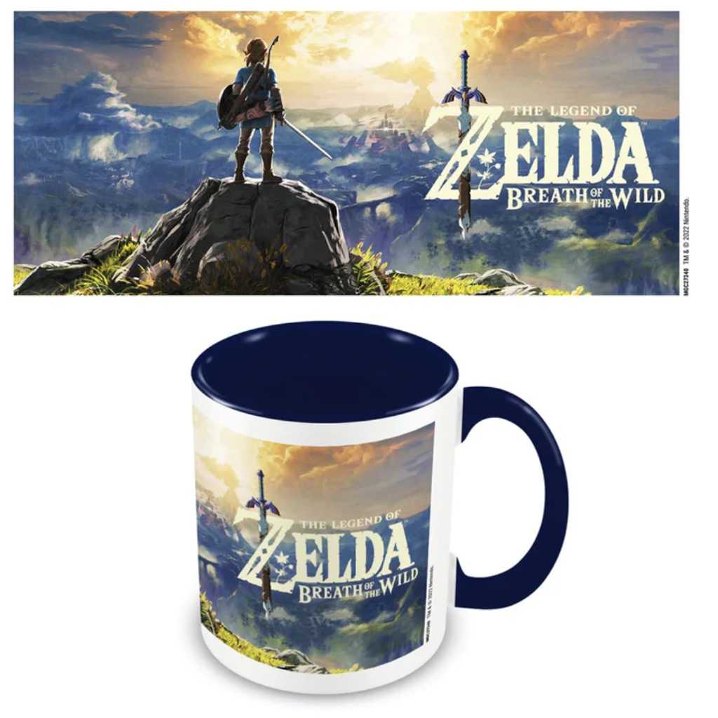 Pyramid - THE LEGEND OF ZELDA: BOTW (SUNSET) DARK Dark Blue Colored Inner Mug Gift set