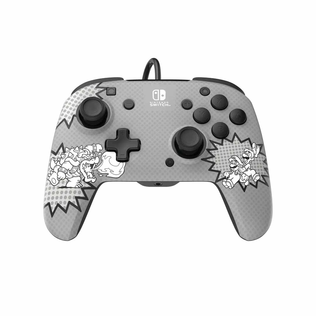 PDP Nintendo Switch Super Mario Comic Strip Wired Controller LITE/OLED
