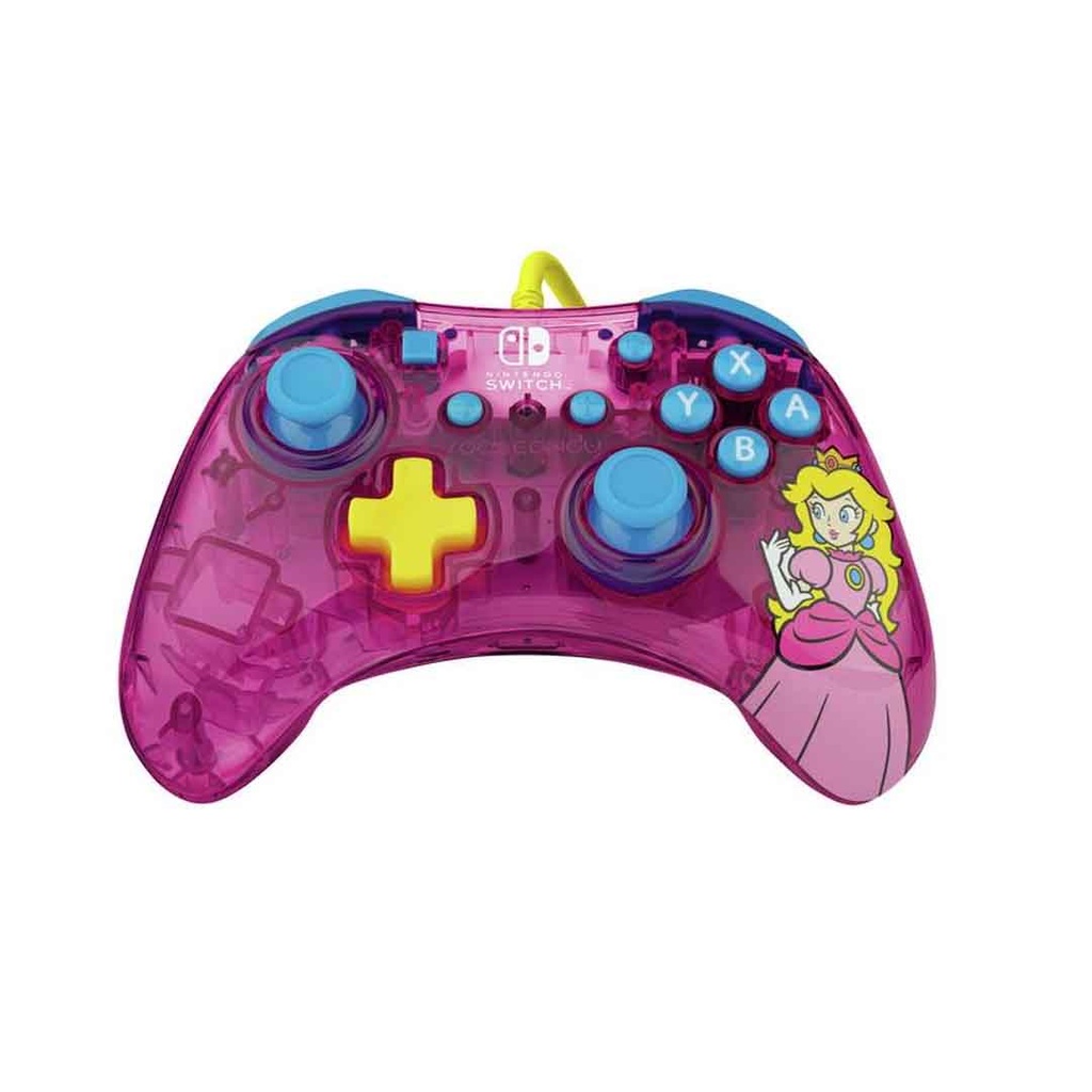 PDP Super Mario Princess Peach Rock Candy Wired Controller for Nintendo Switch