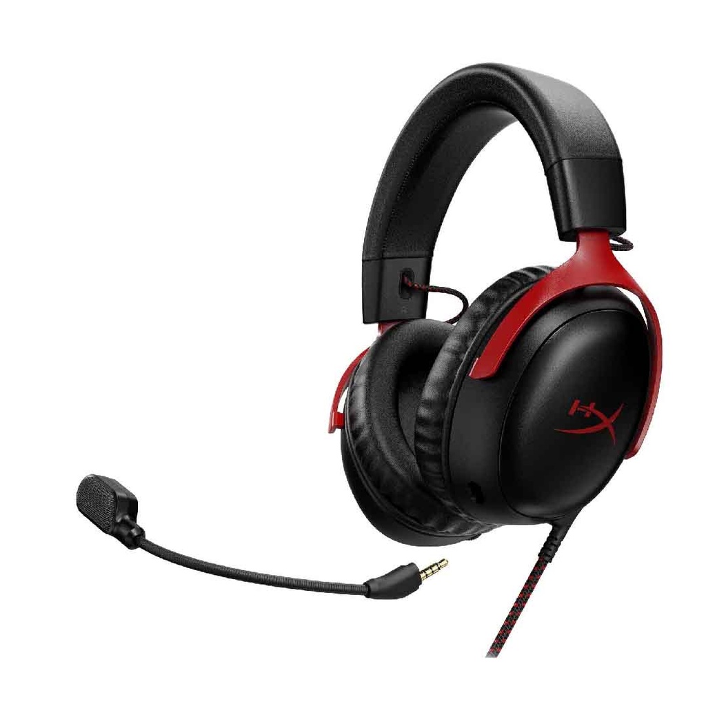 HyperX Cloud 3 Wired Gaming Headset Black/Red