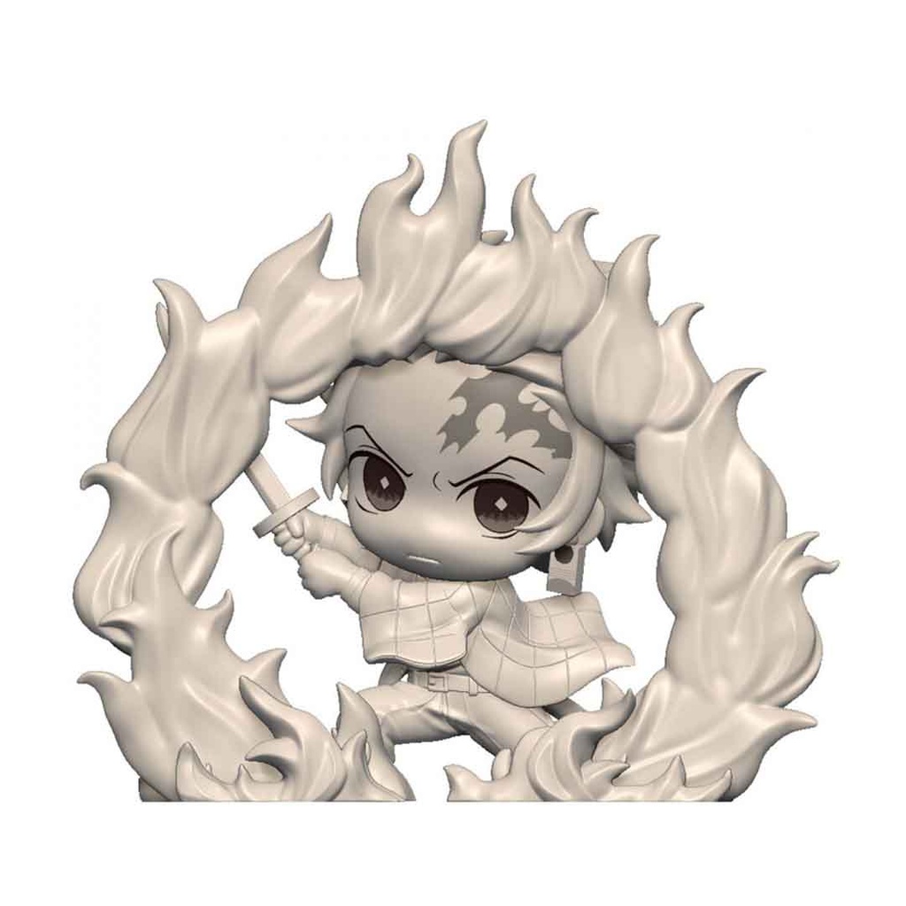 Demon Slayer: Kimetsu no Yaiba Tanjiro Kamado Hinokami Kagura Version Hold Statue