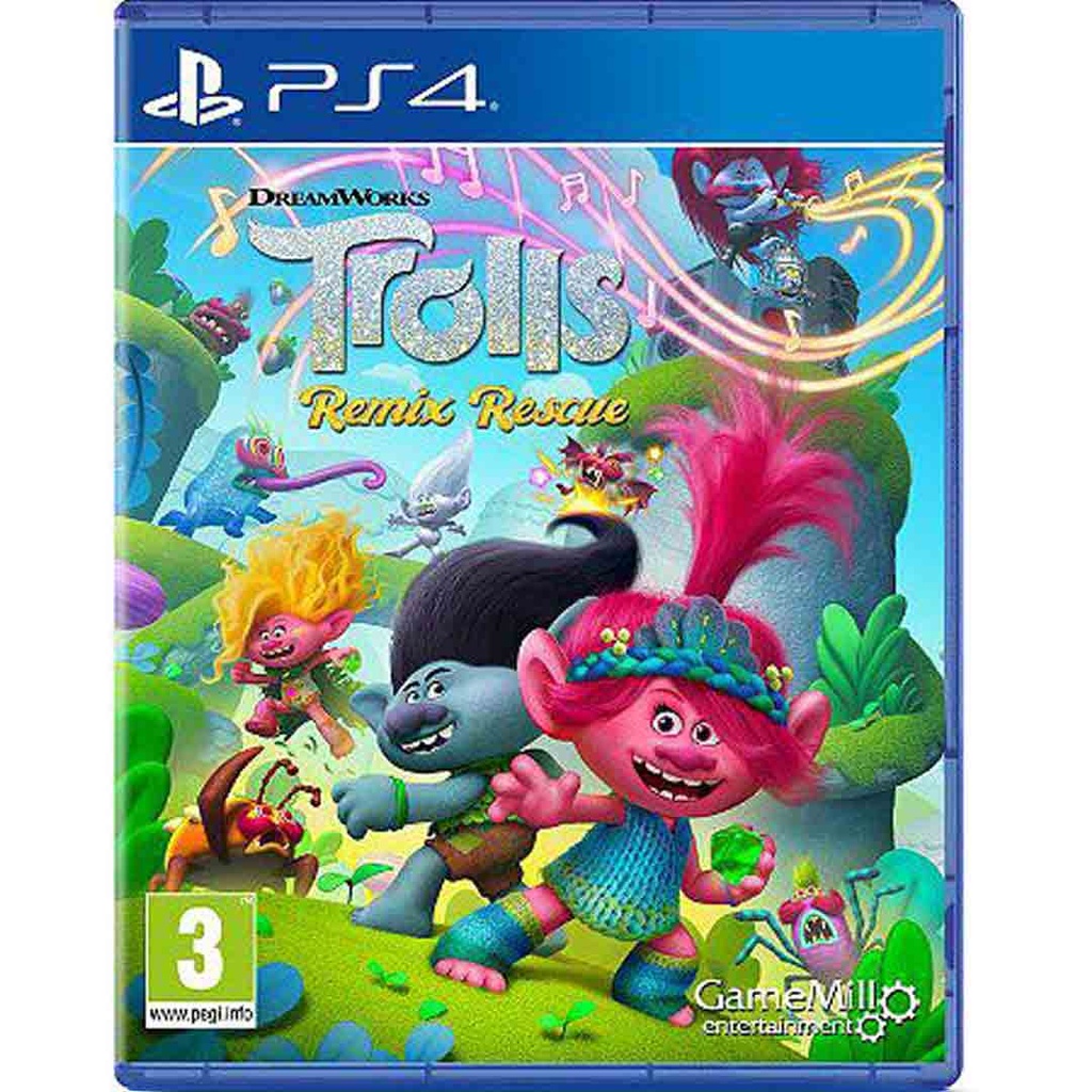 PS4 Dreamworks Trolls Remix Rescue R2
