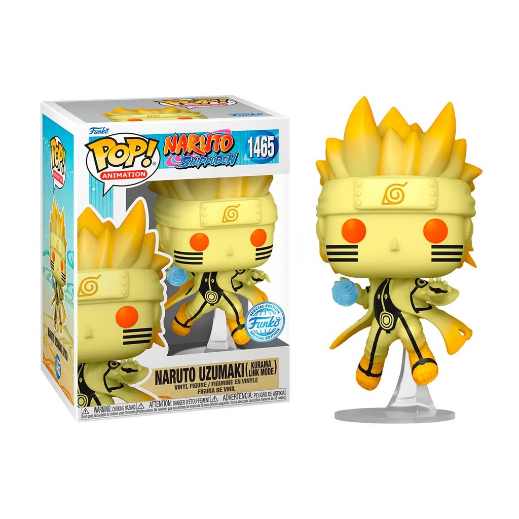 Funko Pop! (Exc)  Animation: Naruto - Naruto (Kurama Link Mode) w/Chase (Exc)