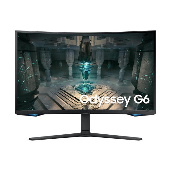 Samsung Gaming Monitor 32" G6 CURVE-2K-240HZ-1MS-HDR600-NVIDIA G-SYNC-2.1 HDMI-Res 2560X1440