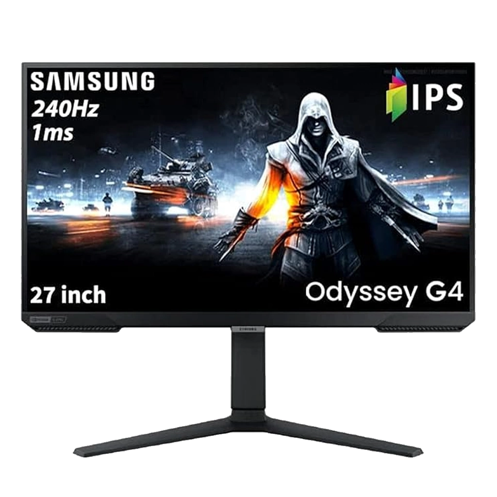 Samsung Gaming Monitor 27’ G4 Flat-IPS-FHD-1MS-240HZ-2.0 HDMI- Res 1920 x 1080