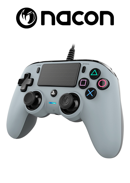 Nacon PS4 Wired Compact Controller Grey