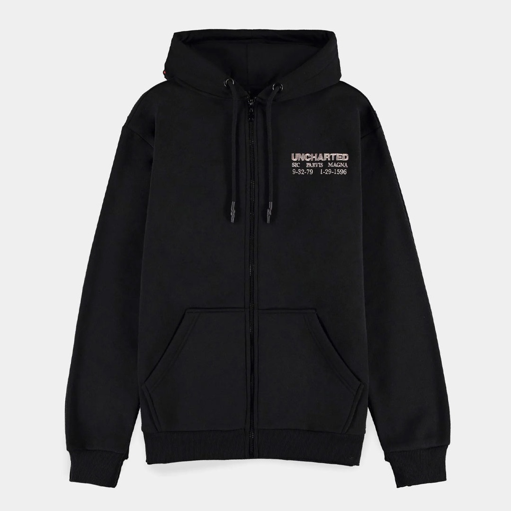 Difuzed-Uncharted Men's Zipper Hoodie-L