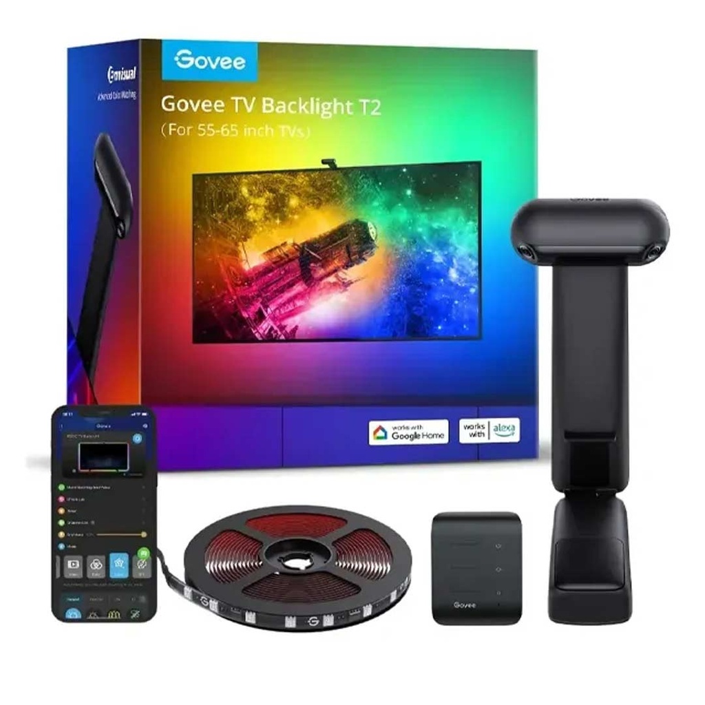 Govee Envisual TV Backlight T2 with Dual Cameras  (55 to 65 inch)