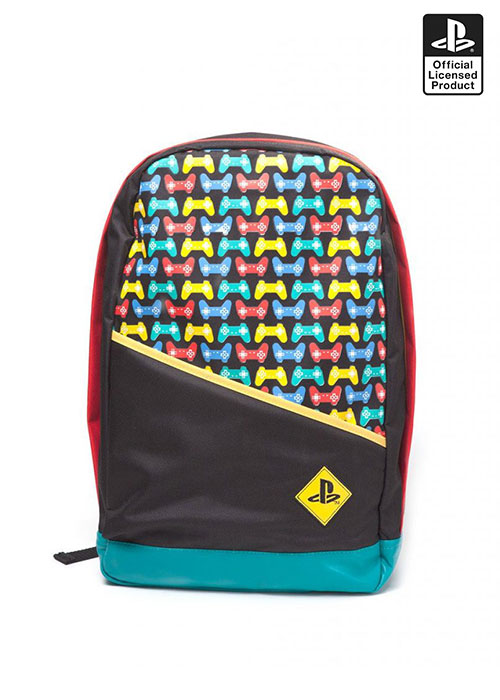 PlayStation - Backpack with Colored Controllers Print