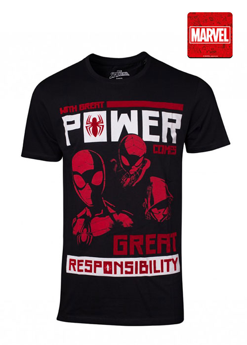 Spiderman - Power Vs Responsibility Men's T-shirt - 2XL