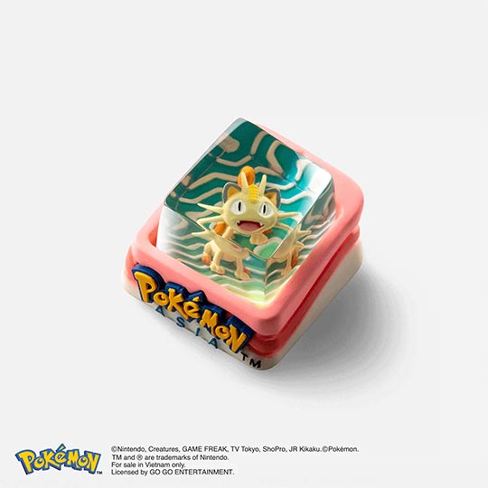 DWARF-FACTORY Pokemon_Meowth Keyboard Cap