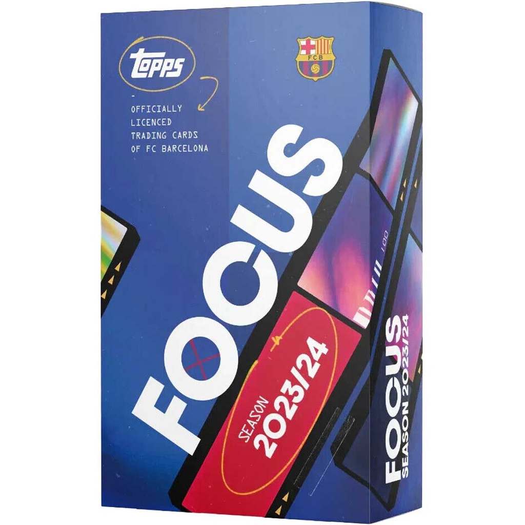 Topps Officially Licensed FC Barcelona Focus 2023/24 Trading Card