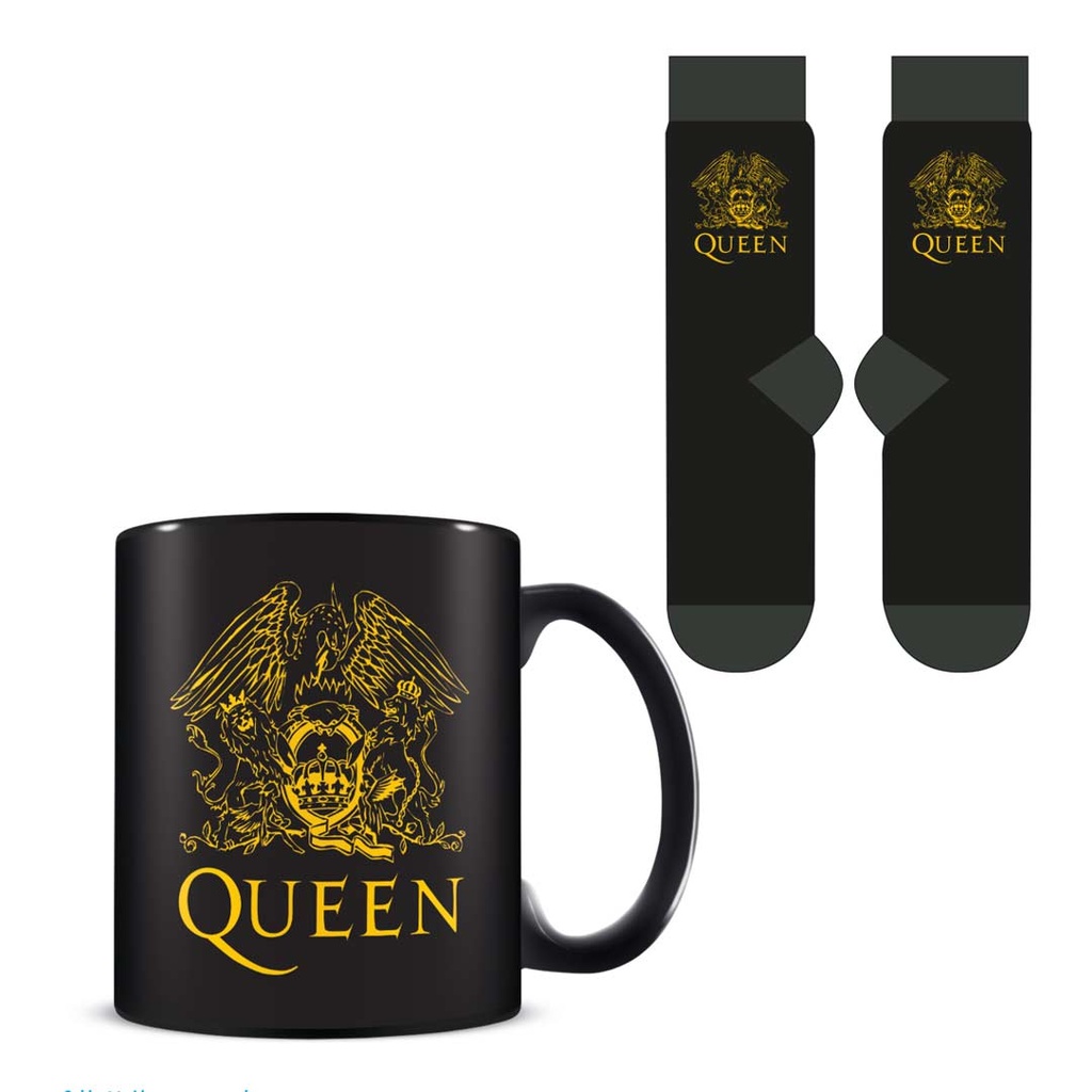 Pyramid-Queen (Logo) Mug & Sock Gift Set of 2