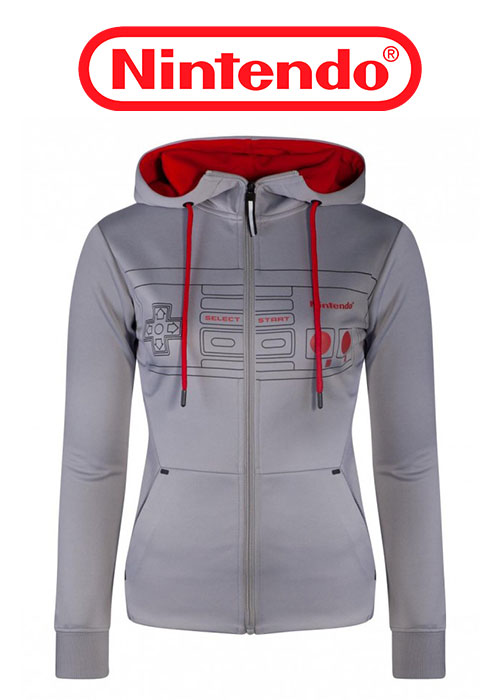 Nintendo - Controller Women's Zipper Hoodie - XL