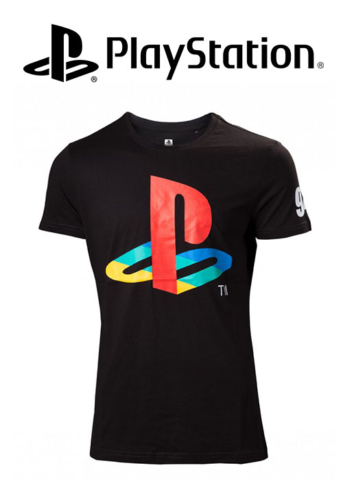 PlayStation - Classic Logo and Colors T-shirt - 2XL