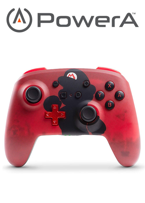 NS Enhanced Wireless Controller Mario Silhouette Game Store