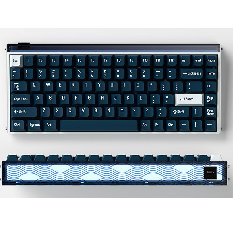 MelGeek Gaming Keyboard Made84 Pro-Water