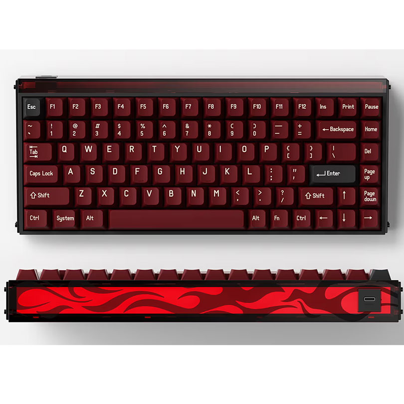 MelGeek MADE84 Pro Gaming Keyboard Fire 