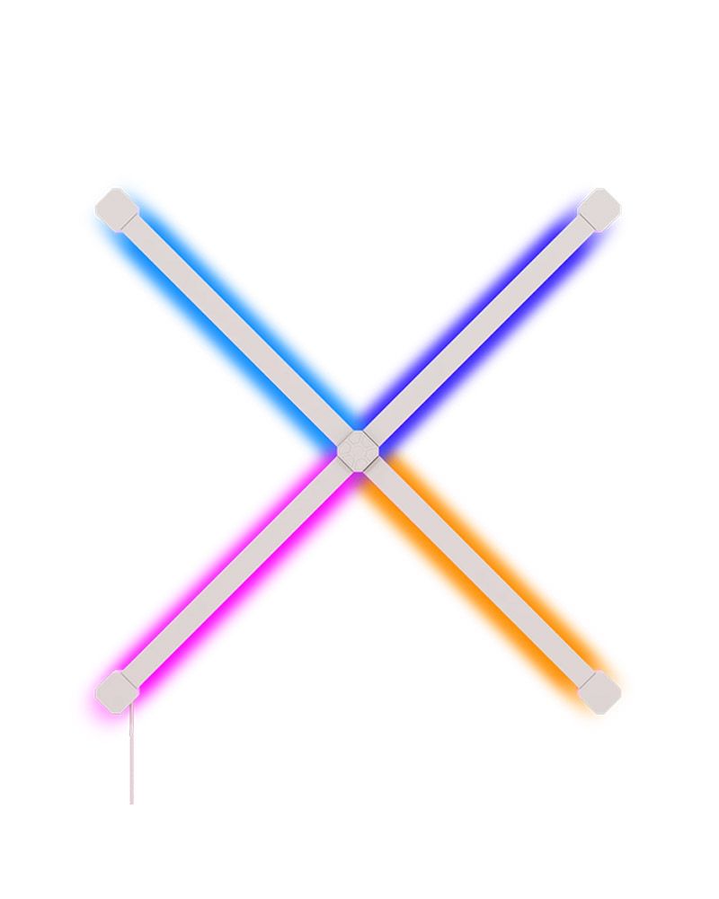 NANOLEAF Lines 90 Degree Squared White RGB PACK Of 4 Starter Kit