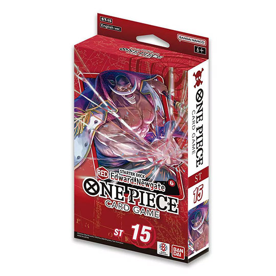 One Piece Trading Card Game Red Edward Newgate Starter Deck ST15