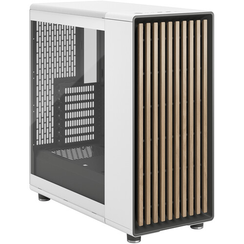 Fractal Design North Mid-Tower PC Case Chalk White-Clear Window