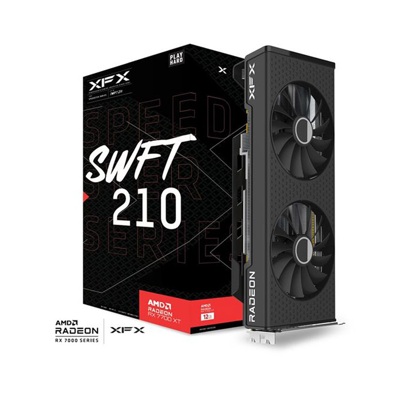 XFX Speedster SWFT210 Radeon RX 7700XT 12GB DDR6  RDNA3 Graphics Card
