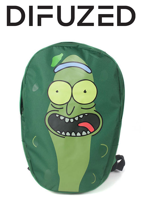 Rick and Morty - Pickle Rick Shaped Backpack