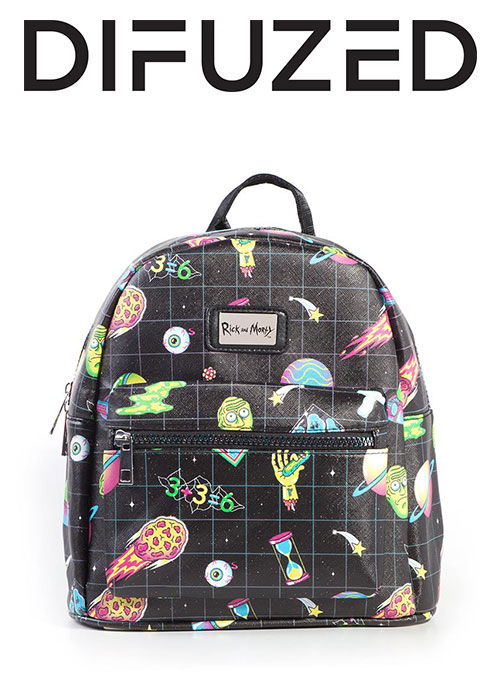 Rick and Morty - All Over Sublimation Printed Ladies Backpack