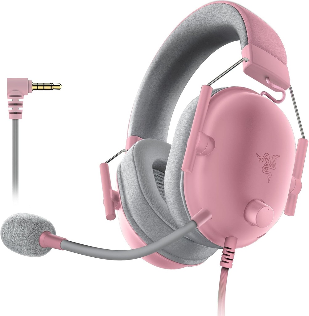Razer Blackshark V2 X Wired Headset for PlayStation Pink