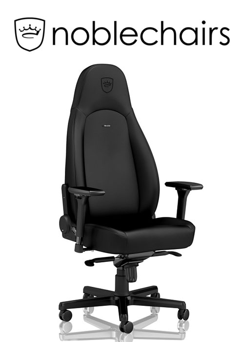 Noblechairs ICON  Gaming Chair - BLACK EDITION