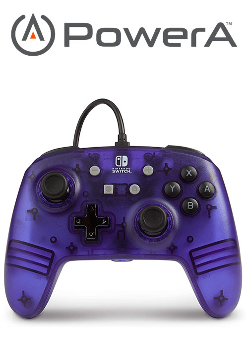 PowerA Nintendo Switch Enhanced Wired Controller - Purple Frost