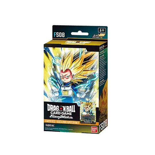Dragon Ball Trading Card Fusion World Vegeta Yellow Starter Deck FS08