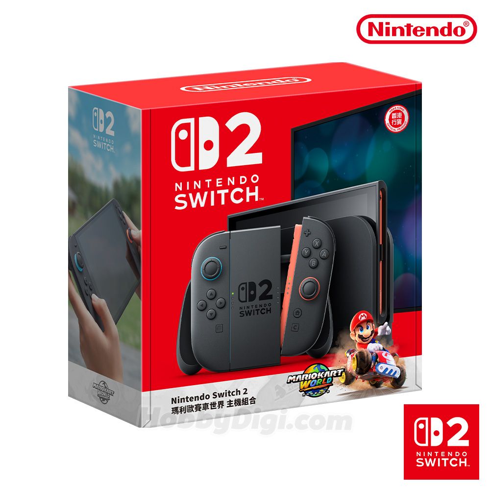 Nintendo Switch 2 Console Mario Kart Bundle HK