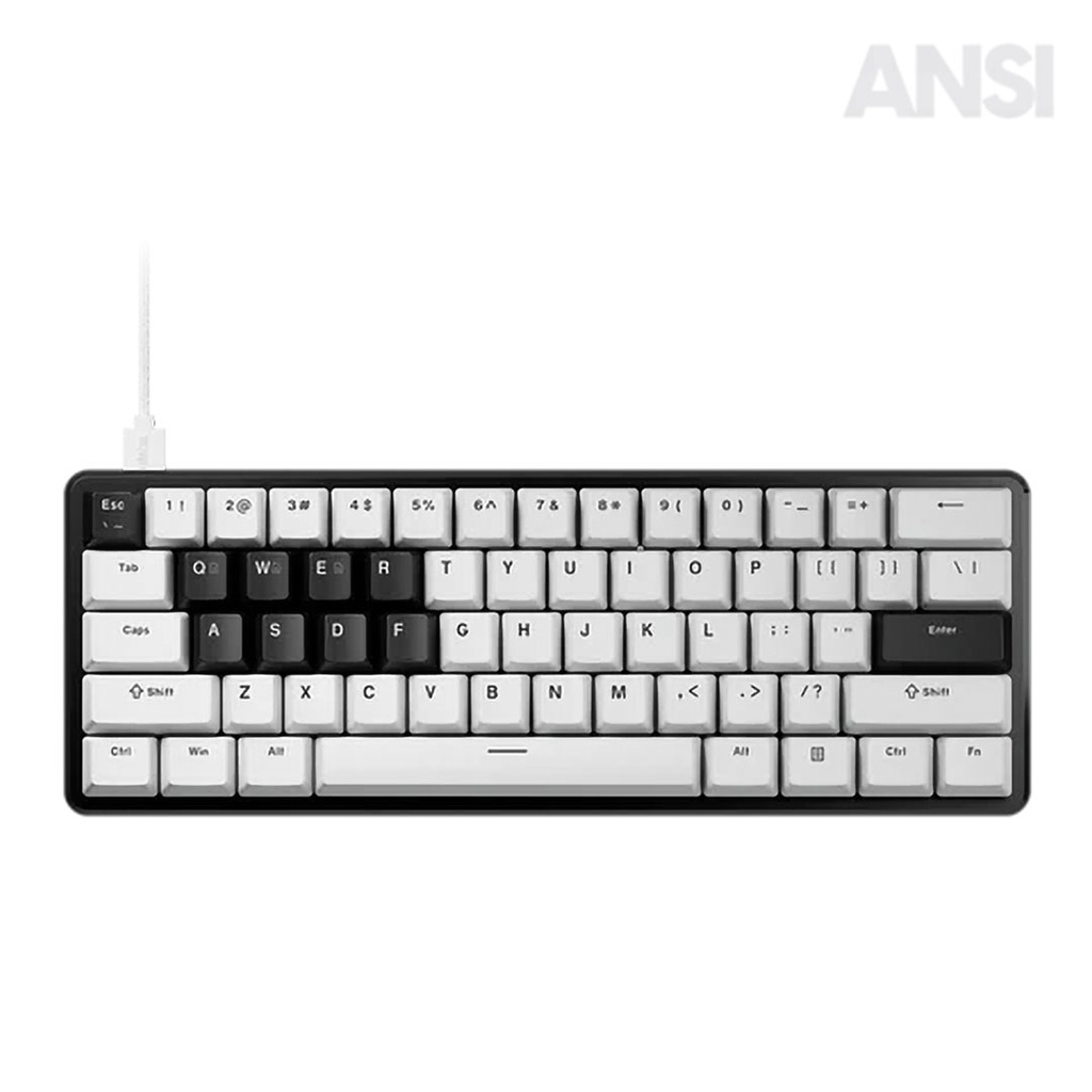 Pulsar PCMK 3 HE 60% Mechnical Keyboard ANSI White