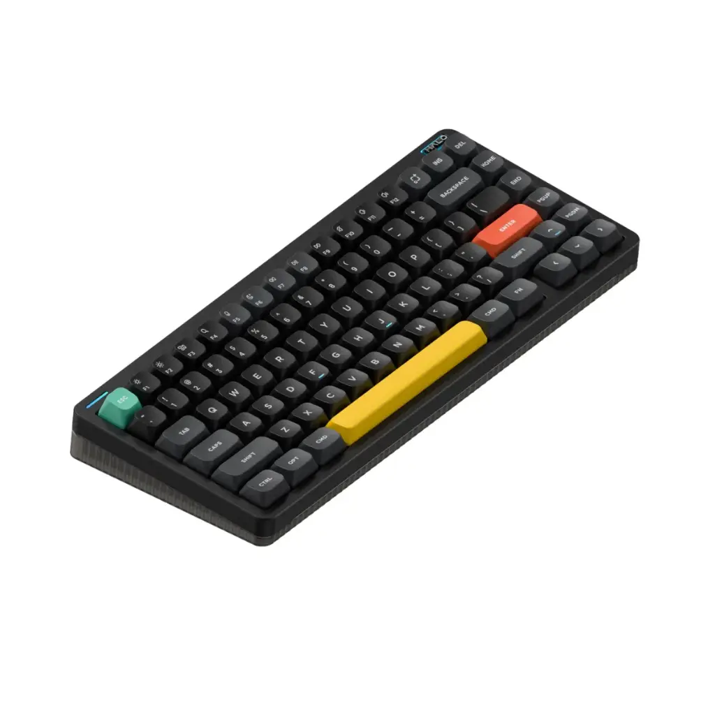 NuPhy Halo75 V2 Wireless Gaming Keyboard Obsidian Black/Raspberry